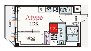 b’CASA新小岩【2階】の間取り