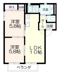 アーバンライフM【2階】の間取り