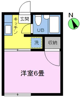 シティハイムアルファ【1階】の間取り
