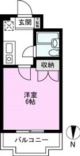 1Kの間取り画像