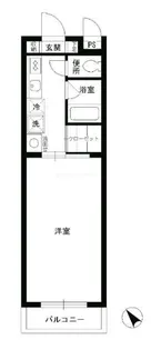 ビューラー神大寺【2階】の間取り
