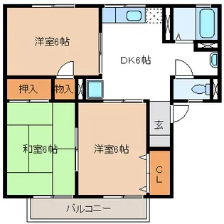 セジュールFUJI【2階】の間取り