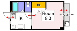レクサス芳泉I・II【2階】の間取り