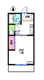 マリオンハイツB【1階】の間取り