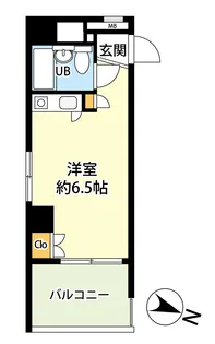 クリオ井土ヶ谷ファースト【2階】の間取り