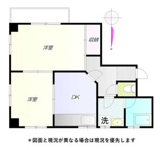 メゾン王城【2階】の間取り