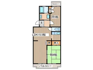 エクレ-ルK久野【3階】の間取り