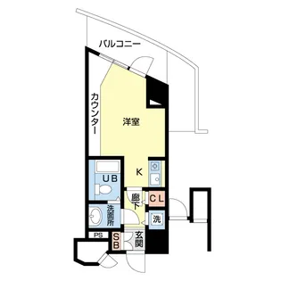 新潟ダイカンプラザ遊学館【9階】の間取り