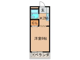 オレンジハウス【2階】の間取り