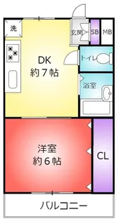 フォレスト一番館【3階】の間取り