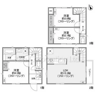 東京都世田谷区玉堤1【一戸建】の間取り