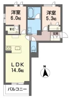 グリナージュ【SHM】【2階】の間取り