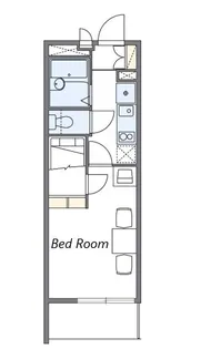 レオパレスドミールIII【2階】の間取り