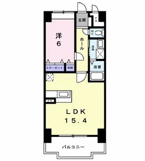 福島県郡山市本町2【マンション】の間取り
