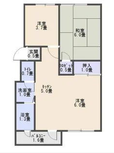 藤井ビル11【3階】の間取り
