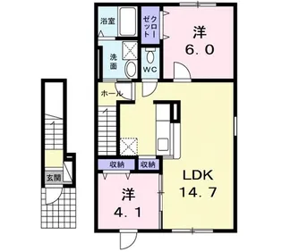 グランデ ネーロ【2階】の間取り