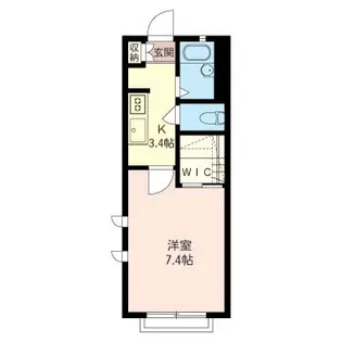 トラファルガーコート【1階】の間取り