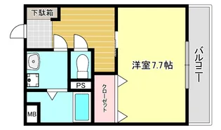 ラ・フォーレ郡元【2階】の間取り