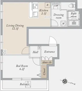 アーバンパーク王子【3階】の間取り