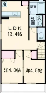 サンピエール【2階】の間取り