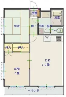 光マンション【2階】の間取り