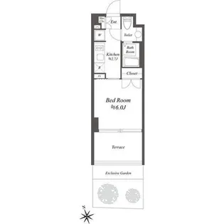 サムティレジデンス浦安【1階】の間取り