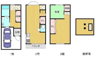 大阪府枚方市交北1【一戸建】の間取り