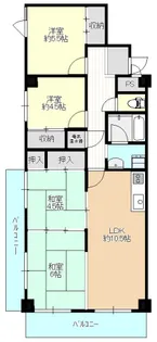 ポレスター呉中央【8階】の間取り