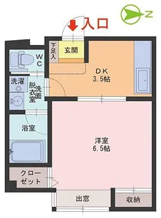 プログレ新田【1階】の間取り