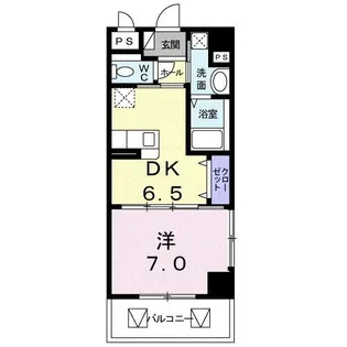グランデュール マーサ【5階】の間取り