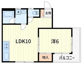 リッチモンド・イン【2階】の間取り