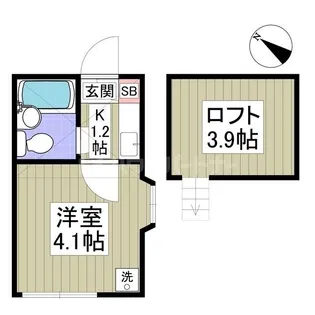 レナンセナ【1階】の間取り