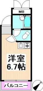 参宮橋五番館【2階】の間取り