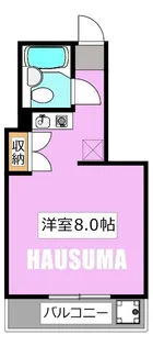 第二ビラ京【4階】の間取り