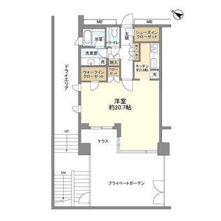 マスタービュー レジデンスの間取り