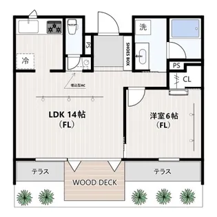 Raffinato(ラフィナート)【1階】の間取り