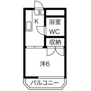 松原ハイツ【2階】の間取り