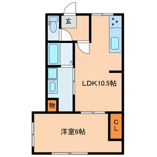 西喜荘【1階】の間取り