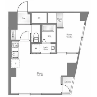 セントヒルズ清水橋【5階】の間取り