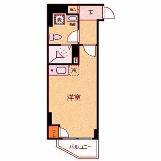 ブライトヒルレジデンス横浜【7階】の間取り