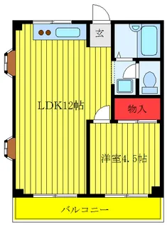 フローレンスマンション【2階】の間取り