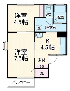 エルひょうたん山【1階】の間取り