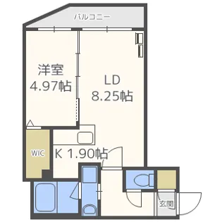 シャトーライフN27【2階】の間取り
