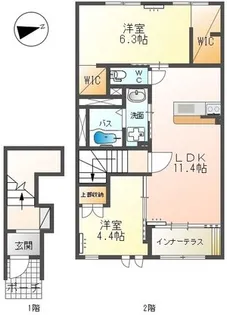 カルム・ビータ【2階】の間取り