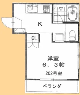 東京都板橋区東山町【アパート】の間取り