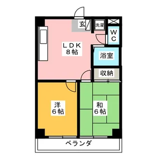 プロスパー2【1階】の間取り