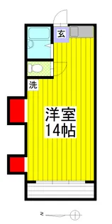 野口コーポラス【2階】の間取り