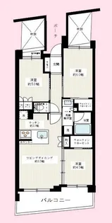 神奈川県横浜市金沢区東朝比奈1【マンション】の間取り
