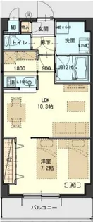 しゃとれ梅田町【7階】の間取り