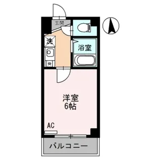 ユーサンハイライズ【4階】の間取り